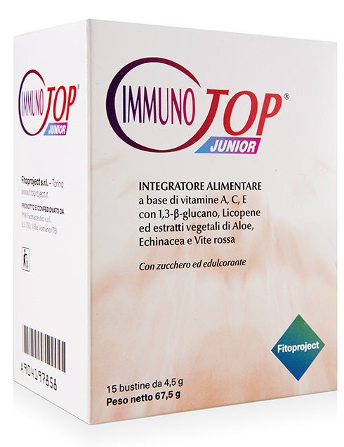IMMUNOTOP JUNIOR 15 BUSTINE DA 4,5 G - Farmasanitas 