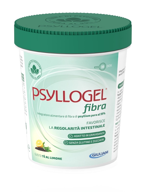 PSYLLOGEL FIBRA TE LIMONE VASO 170 G - Farmasanitas 