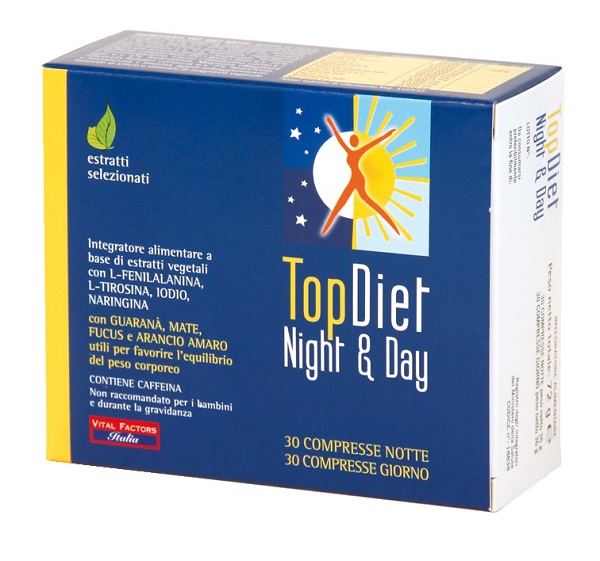 TOP DIET NIGHT-DAY 60 COMPRESSE - Farmasanitas 