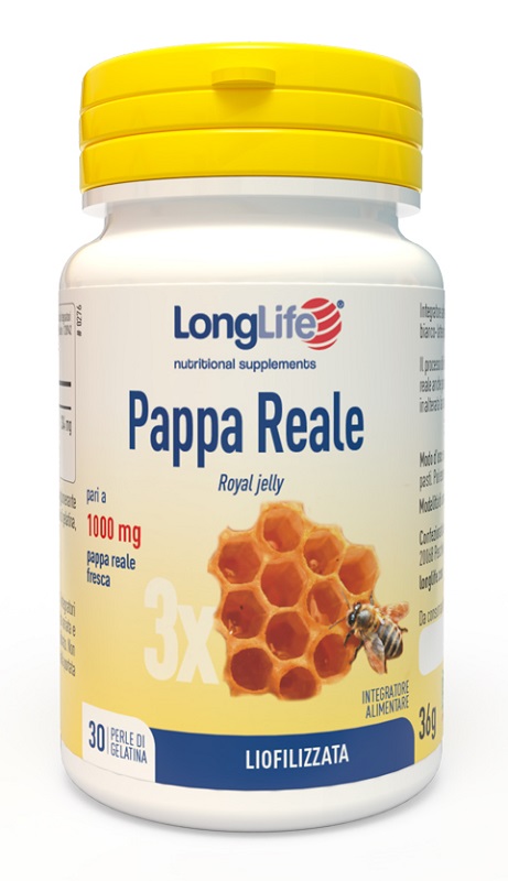 LONGLIFE PAPPA REALE 30 PERLE IN GELATINA - Farmasanitas 