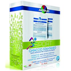 GHIACCIO ISTANTANEO MASTER-AID SPORT PER TERAPIA DEL FREDDO 2 PEZZI - Farmasanitas 