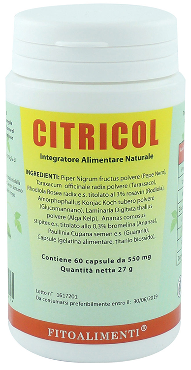 CITRICOL 60 CAPSULE - Farmasanitas 