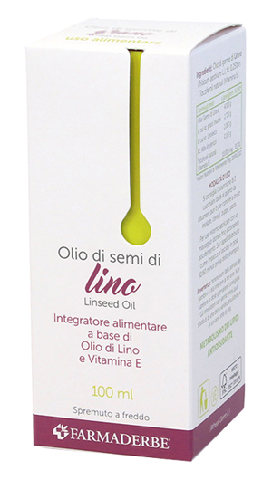 OLIO ALIMENTARE LINO SEMI 100 ML - Farmasanitas 