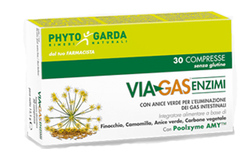 VIAGAS ENZIMI 30 COMPRESSE - Farmasanitas 