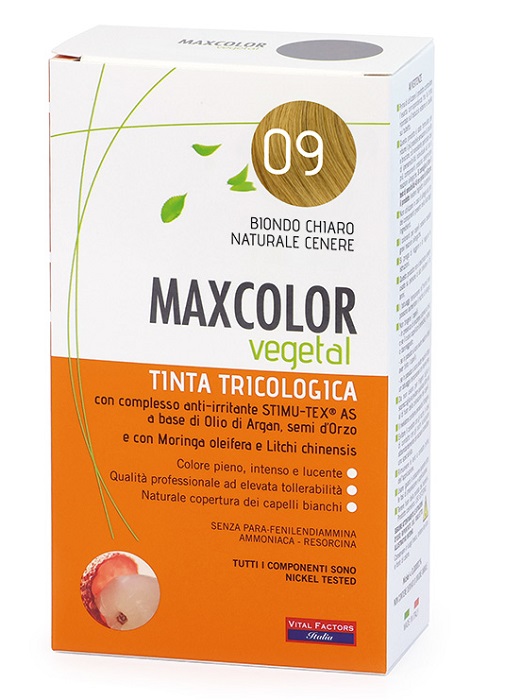 MAX COLOR VEGETAL 09 TINTURA 140 ML - Farmasanitas 