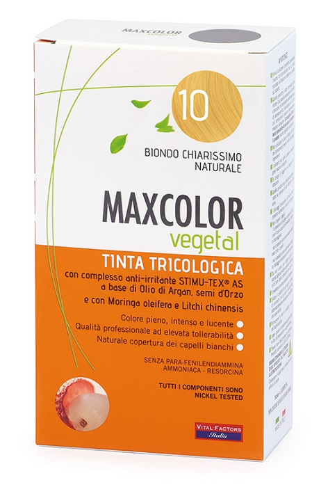MAX COLOR VEGETAL 10 TINTURA 140 ML - Farmasanitas 