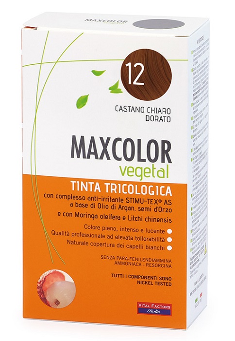 MAX COLOR VEGETAL 12 TINTURA 140 ML - Farmasanitas 