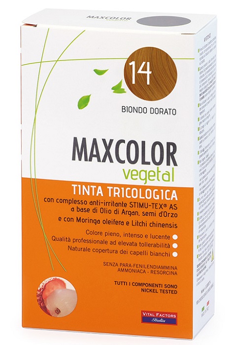 MAX COLOR VEGETAL 14 TINTURA 140 ML - Farmasanitas 