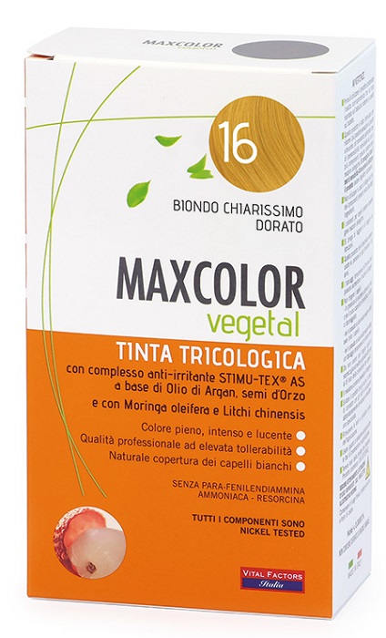 MAX COLOR VEGETAL 16 TINTURA 140 ML - Farmasanitas 