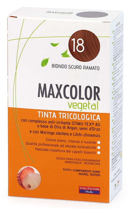 MAX COLOR VEGETAL 18 TINTURA 140 ML - Farmasanitas 