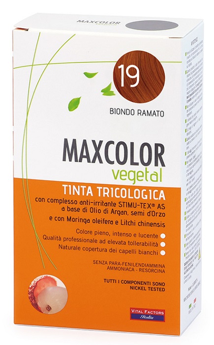 MAX COLOR VEGETAL 19 TINTURA 140 ML - Farmasanitas 