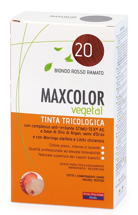 MAX COLOR VEGETAL 20 TINTURA 140 ML - Farmasanitas 