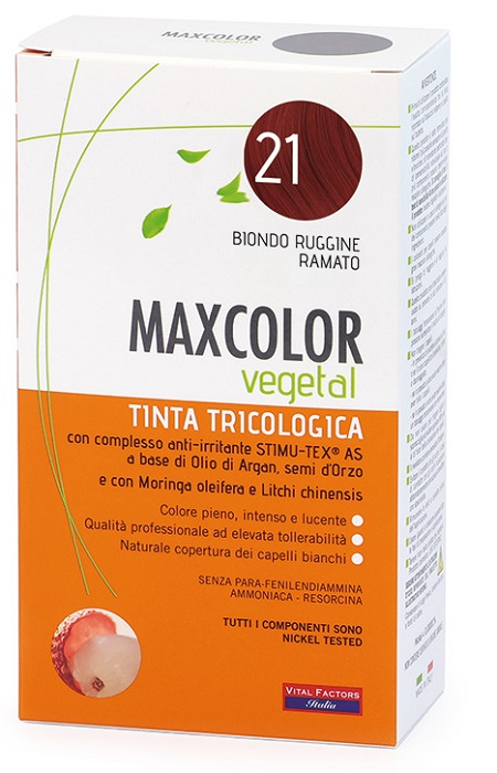 MAX COLOR VEGETAL 21 TINTURA 140 ML - Farmasanitas 