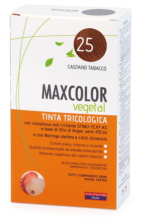 MAX COLOR VEGETAL 25 TINTURA 140 ML - Farmasanitas 