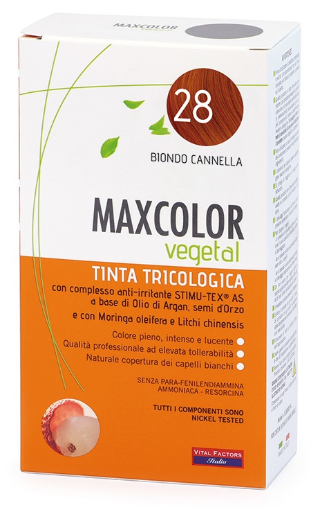 MAX COLOR VEGETAL 28 TINTURA 140 ML - Farmasanitas 