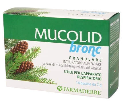 MUCOLID BRONC GRANULARE 14 BUSTINE - Farmasanitas 