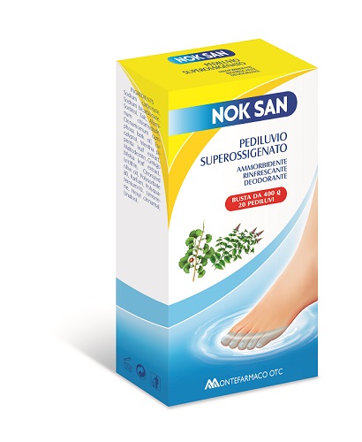 NOK SAN PEDILUVIO SUPEROSSIGENATO 400 G - Farmasanitas 