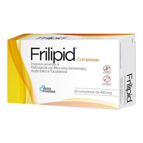 FRILIPID 20 COMPRESSE SENZA GLUTINE NATURALMENTE PRIVO DI LATTOSIO - Farmasanitas 
