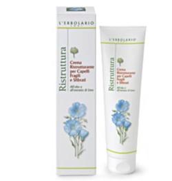 RISTRUTTURA CREMA RISTRUTTURANTE CAPELLI FRAGILI E SFIBRATI OLIO ED ESTRATTO DI LINO 150 ML - Farmasanitas 