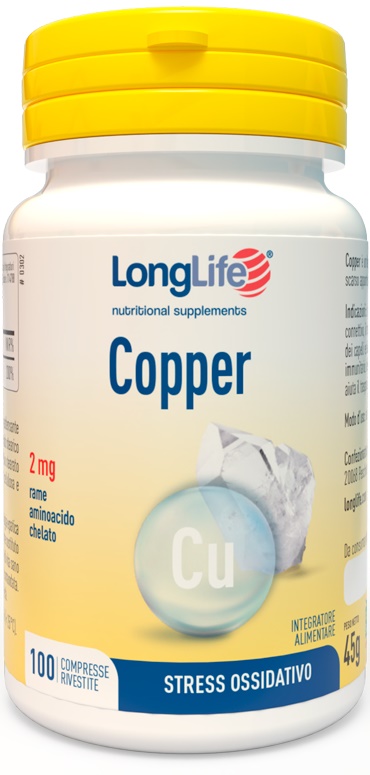 LONGLIFE COPPER 2 MG 100 COMPRESSE - Farmasanitas 