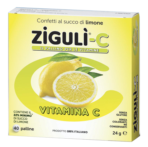 ZIGULI C LIMONE 40 CONFETTI 24 G - Farmasanitas 