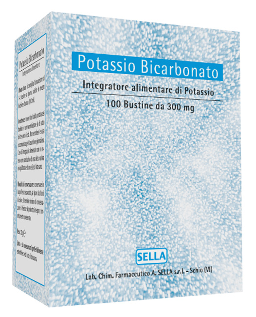 POTASSIO BICARBONATO POLVERE 100 BUSTINE - Farmasanitas 