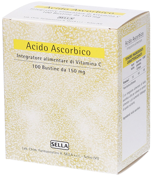 ACIDO ASCORBICO 100 BUSTINE - Farmasanitas 