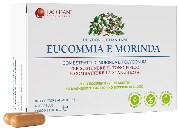 EUCOMMIA MORINDA 60 CAPSULE - Farmasanitas 