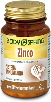 BODY SPRING ZINCO 60 COMPRESSE - Farmasanitas 