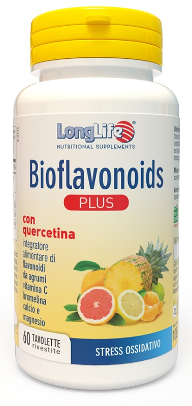 LONGLIFE BIOFLAVONOIDS PLUS 60 TAVOLETTE RIVESTITE - Farmasanitas 