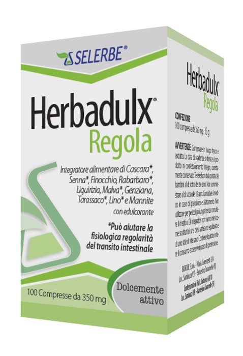 HERBADULX REGOLA 100 COMPRESSE - Farmasanitas 