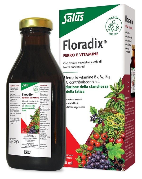 FLORADIX FERRO E VITAMINE 250 ML - Farmasanitas 