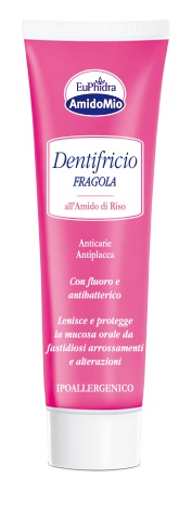 EUPHIDRA AMIDOMIO DENTIFRICIO FRAGOLA 50 ML - Farmasanitas 