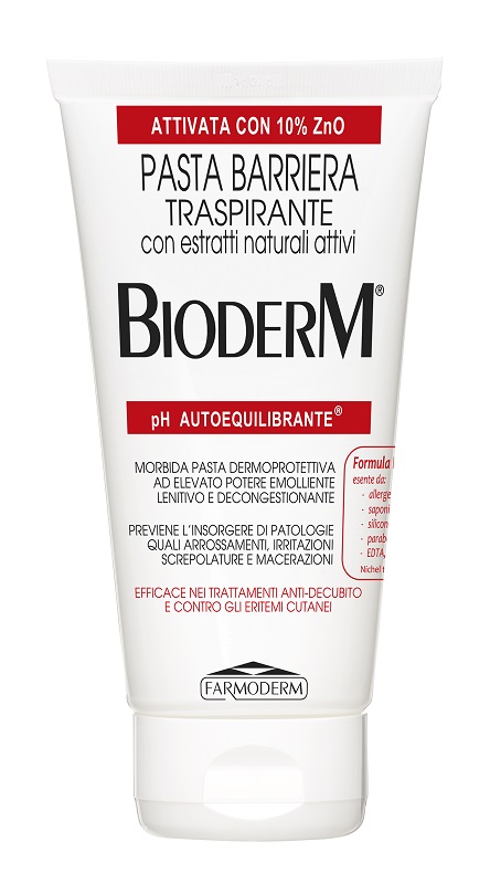 BIODERM PASTA BARRIERA TRASPIRANTE PH AUTOEQUILIBRANTE 150 ML - Farmasanitas 
