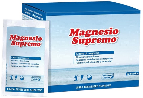 MAGNESIO SUPREMO 32 BUSTINE - Farmasanitas 