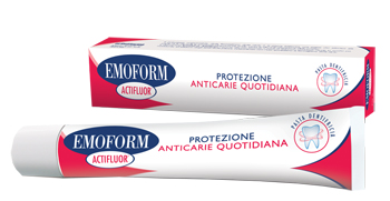 EMOFORM ACTIFLUOR DENTIFRICIO 75 ML - Farmasanitas 