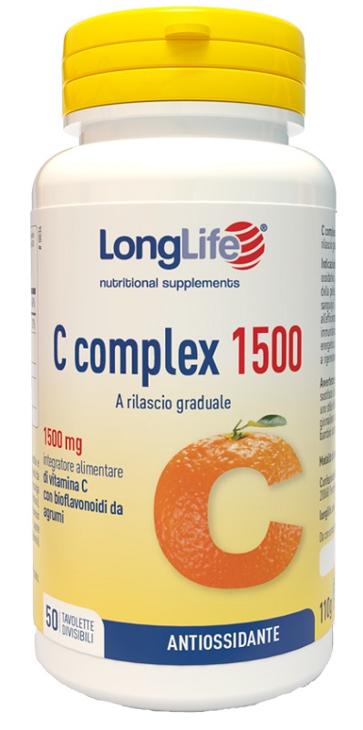 LONGLIFE C COMPLEX 1500 T/R 50 TAVOLETTE DIVISIBILI - Farmasanitas 