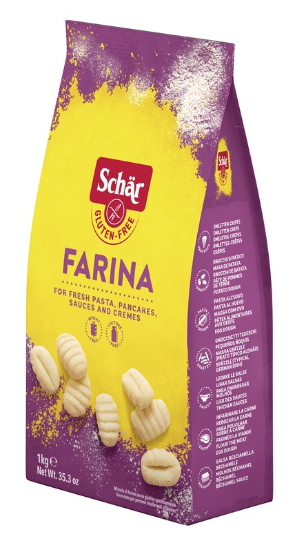 SCHAR FARINA PER PASTA FRESCA PANCAKES SALSE E CREME 1 KG - Farmasanitas 