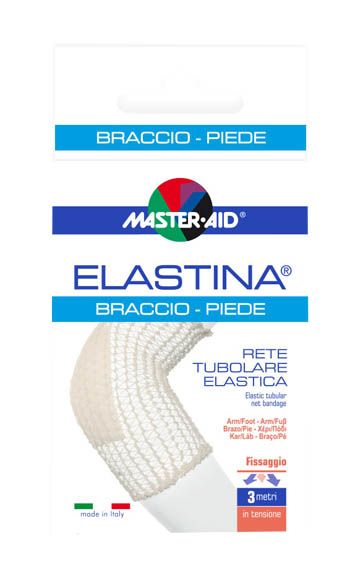 RETE TUBOLARE ELASTICA IPOALLERGENICA MASTER-AID ELASTINA BRACCIO/PIEDE 3 MT IN TENSIONE CALIBRO 4 CM - Farmasanitas 