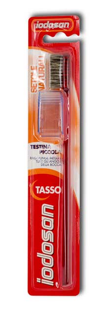 IODOSAN TASSO SPAZZOLINO SETOLE NATURALI - Farmasanitas 