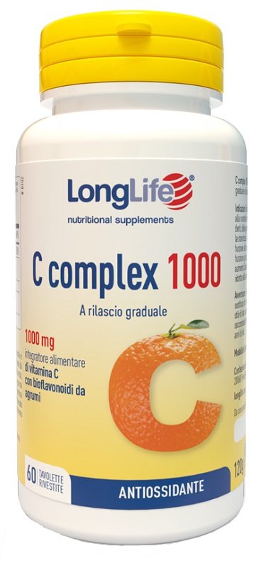 LONGLIFE C COMPLEX 1000 T/R 60 TAVOLETTE RIVESTITE - Farmasanitas 