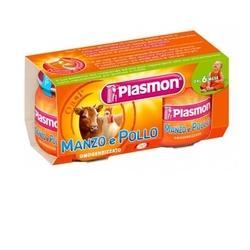 PLASMON OMOGENEIZZATO MANZO/POLLO 80 G X 2 PEZZI - Farmasanitas 