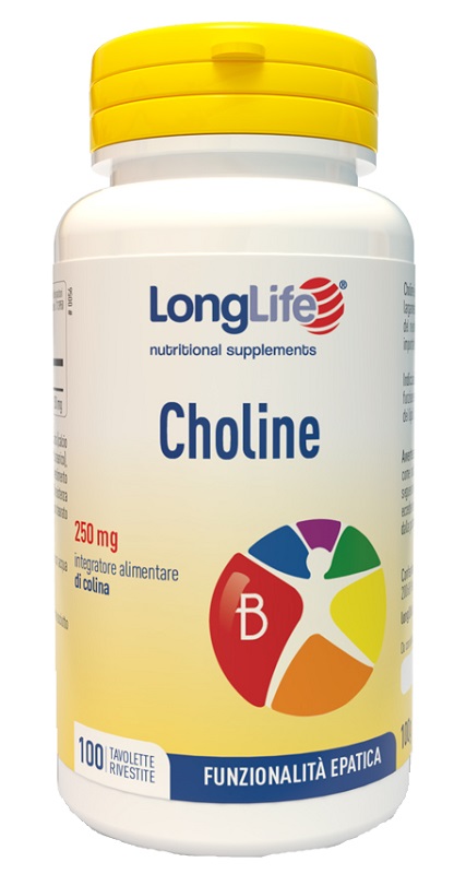 LONGLIFE CHOLINE 100 TAVOLETTE RIVESTITE - Farmasanitas 