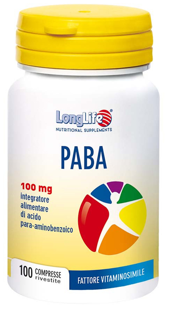 LONGLIFE PABA 100 100 COMPRESSE RIVESTITE - Farmasanitas 