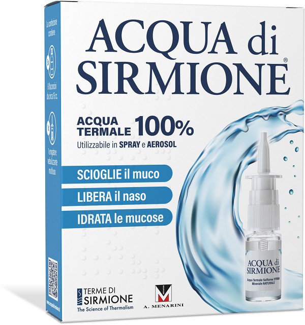 ACQUA SIRMIONE MINERALE NATURALE 6 FIALE 15 ML - Farmasanitas 