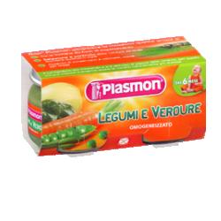 PLASMON OMOGENEIZZATO VERDURE LEGUMI 80 G X 2 PEZZI - Farmasanitas 