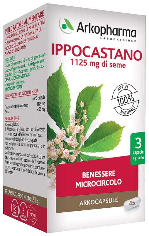 ARKO CAPSULE IPPOCASTANO 45 CAPSULE - Farmasanitas 