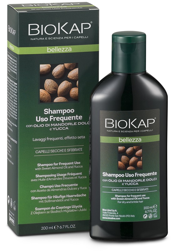 BIOKAP BELLEZZA SHAMPOO USO FREQUENTE 200 ML BIOSLINE - Farmasanitas 
