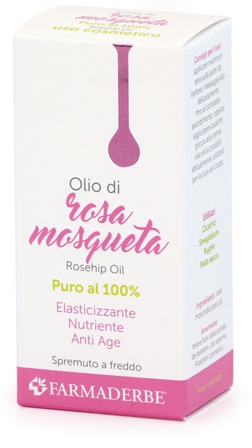 OLIO DI ROSA MOSQUETA PURO 100% 15 ML - Farmasanitas 
