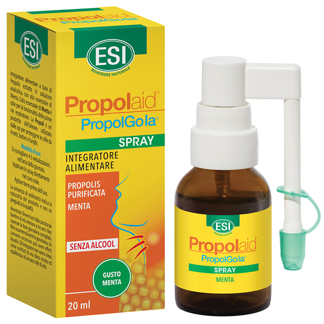 ESI PROPOLAID SPRAY GOLA ANALCOLICO MENTA 20 ML - Farmasanitas 